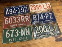 1960's license plates