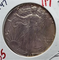 1988 SILVER AMERICAN EAGLE BULLION 1OZ COIN