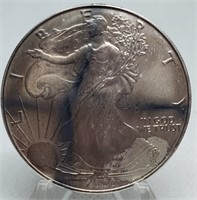 2000 1OZ AMERICAN EAGLE SILVER BULLION COIN