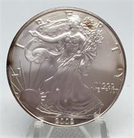2002 AMERICAN EAGLE 1OZ SILVER BULLION COIN