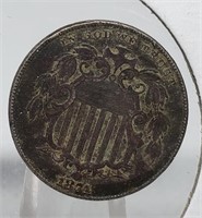 1874 SHIELD NICKEL COIN