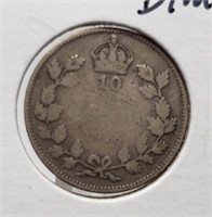 1916 SILVER CANADIAN DIME
