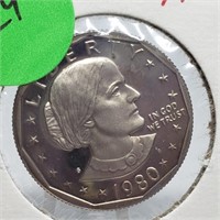 1980 SUSAN B ANTHONY PROOF DOLLAR COIN