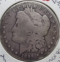 1899-S MORGAN SILVER DOLLAR COIN