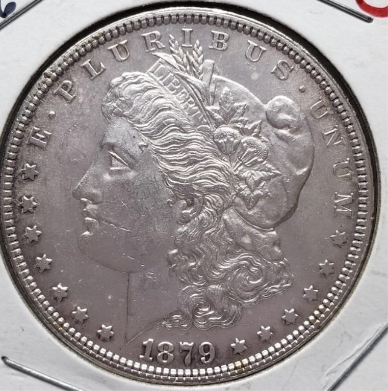 FRIDAY NIGHT COIN AUCTION MORGANS, RARE, GOLD MORE