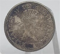 1962 SILVER CANADIAN DIME COIN