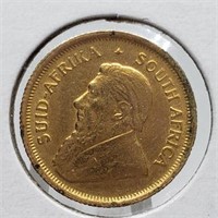 1981 S. AFRICA KRUGERAND COIN 1/10 OZ .999 BULLION