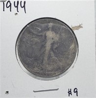 1944 WALKING LIBERTY SILVER HALF DOLLAR