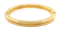 9ct yellow gold bangle