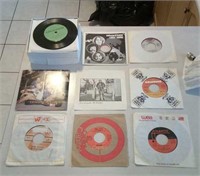 DR- Group Lot of Eight 45s with sleeves & More