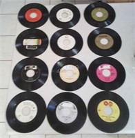 DR- 2nd lot of 12 Assorted 45 RPM Records
