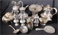 Large quantity of silver plate wares