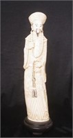Chinese resin standing sage figure
