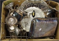 Large quantity of silver plated wares