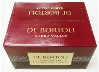 Cased six bottles De Bortoli cabernet sauvignon