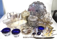 Quantity of silver plated tableware