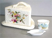 Victorian cheese dish with cover