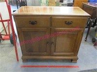 vintage maple cabinet (36in wide x 32in tall)