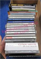 music cds & 2 audio books
