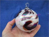 hand blown glass ornament