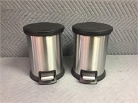 2 - 5L Garbage Cans