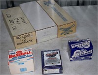 6 containers 1980's Baseball cards including