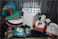 Miami Dolphins assorted collector items