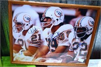 Signed Miami Dolphins photograph of Jim Kiick,