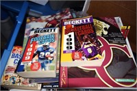 2 boxes Beckett card collector magazines  -