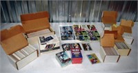 7 boxes assorted NFL sports cards