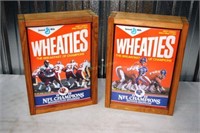 2 1988 framed Wheaties boxes: Redskins and
