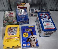 7 Boxes NFL player cards: Canadian Football, 90's