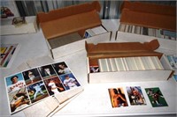 3 Boxes 1990's assorted Baseball and Football