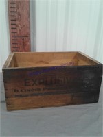 Wood Explosives box