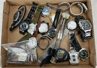 Box Lot Of Watches Nice Mixed Lot