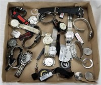 Box Lot Of Watches Sharp & More