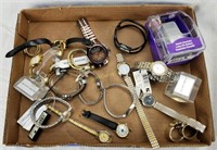 Box Lot Of Watches Sharp & More