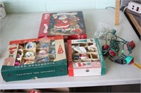 Vintage Christmas Decorations & Puzzle