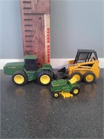 JD lawn mower, JD 8960 tractor & JD skid loader