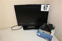 19” Magnavox TV, Remote, Converter Box and Remote