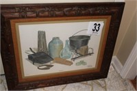 Matted Framed Print by C. Don Ensor 27x31