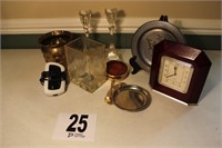 Candlesticks, Vases, Clock, Misc.