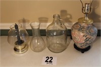 Vase, Jug, Floral Lamp