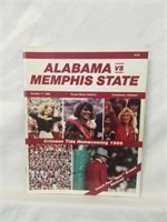 SIGNED Alabama vs. Memphis State Magazine