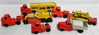 Lot of 5 Tootsie Toys Trucks, Trucks and Trailers
