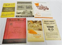 Lot of 6 Tractor Literature Pieces