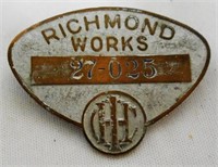IHC Richmond Works Employee Pin