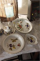 Royal Worcester  'Evesham' plates, dishes etc