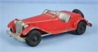9" Hubley Kiddie Toy MG Roadster No. 485, 1950's