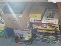 Boxed games, quantity loom bands etc